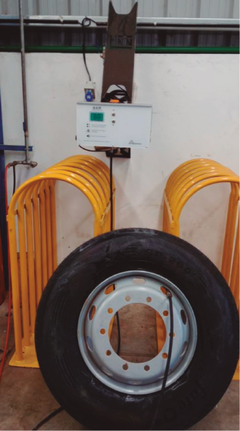 Pump Control: inflador de neumáticos para camiones