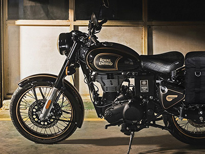 La Royal Enfield Classic 500 Tribute Black