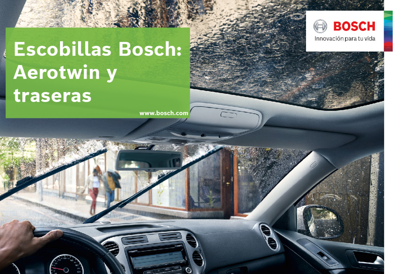 Descripción de producto Bosch: Escobillas limpiaparabrisas Aerotwin