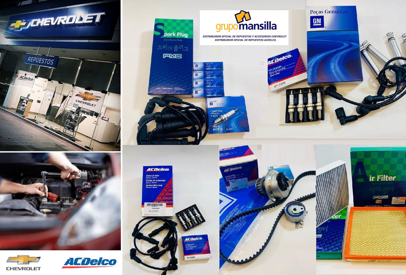 En las sucursales de Grupo Mansilla se pueden conseguir todos los Repuestos Originales Chevrolet