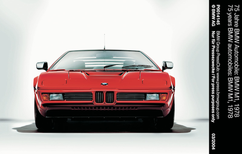 Las parrillas más emblemáticas de BMW - BMW M1 - 1978