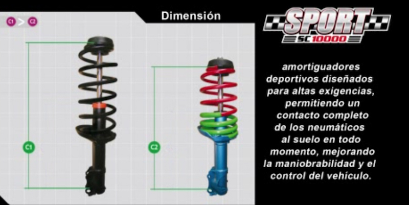 Amortiguador Corven Sport