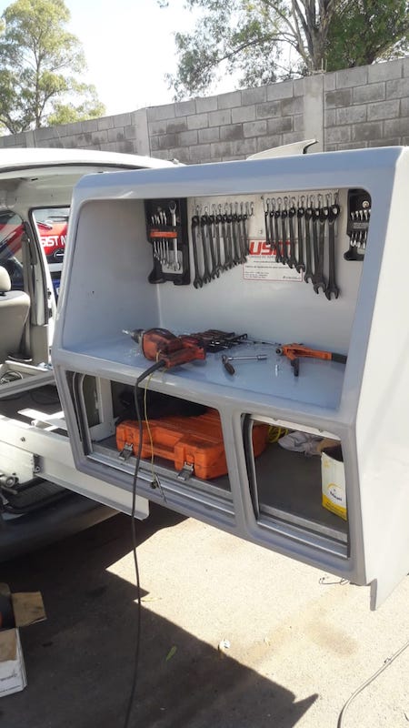 Módulo Independiente USM montado sobre Utilitario Liviano