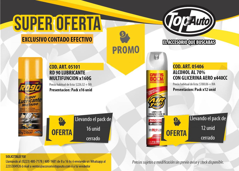 Novedades Top Auto: Cadenas para nieve y barro, precintos de tracción y cadena líquida en aerosol 