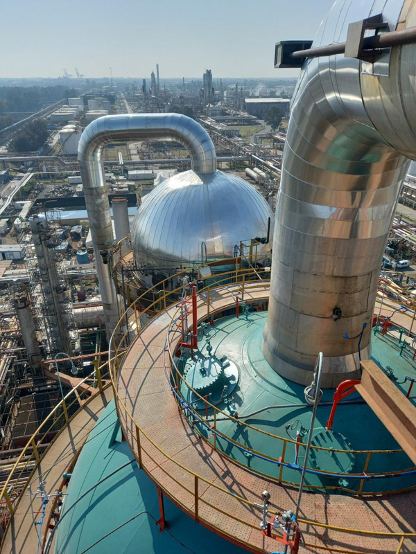 YPF modernizó y mejoró la eficiencia energética en una de sus plantas clave de Refinería La Plata