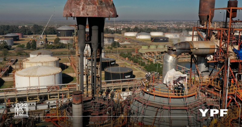 YPF modernizó y mejoró la eficiencia energética en una de sus plantas clave de Refinería La Plata