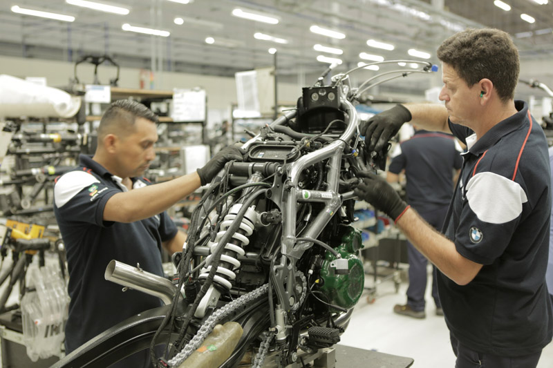 La producción de motos se recupera en Brasil