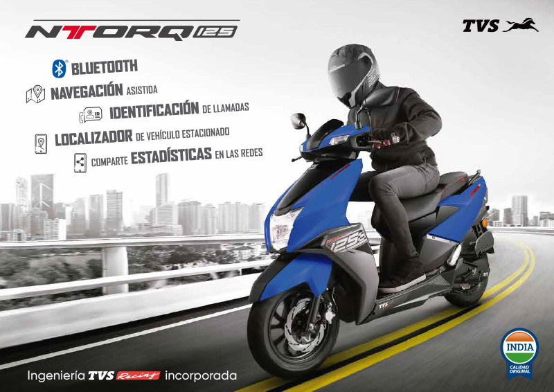 Ficha tecnica TVS: NTORQ 125