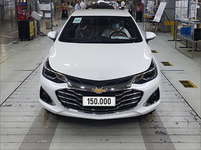 Chevrolet Cruze: 150 mil unidades producidas en Argentina