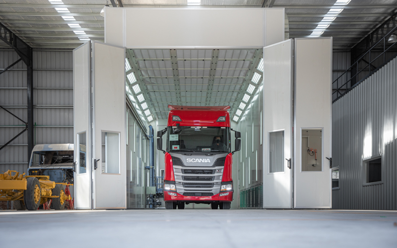 Nuevo taller Accidents Repairs de Scania CVC