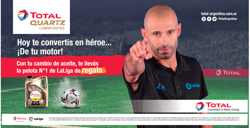 TOTAL lanza la 'Promo pelota - Convertite en el Héroe de tus clientes' 