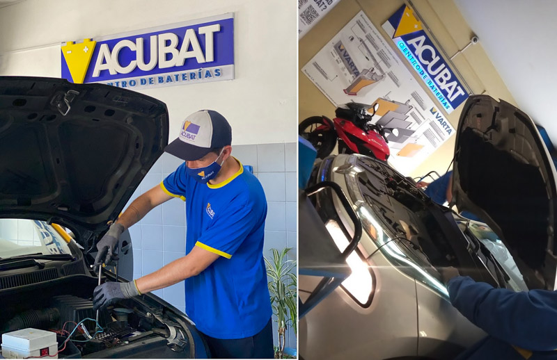 Capacitacion Acubat: El funcionamiento de la batería de un auto