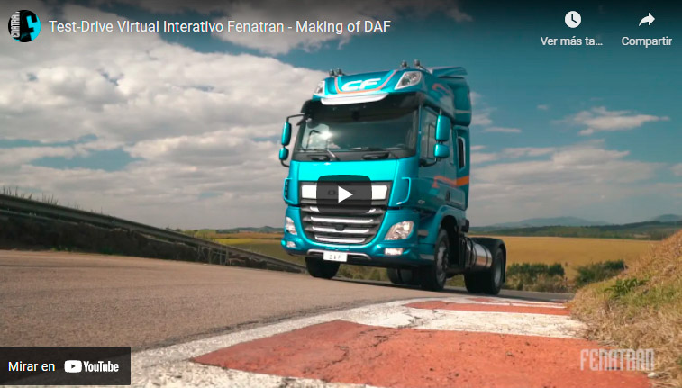 La experiencia virtual interactiva debuta en la ruta digital FENATRAN con DAF TRUCKS