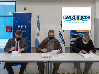 FADEEAC y FPT firmaron un convenio con la Junta de Seguridad en el Transporte