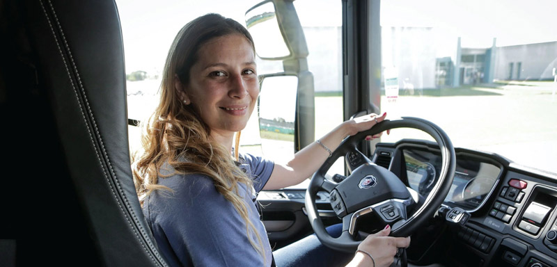 Capacitación para mujeres en el transporte
