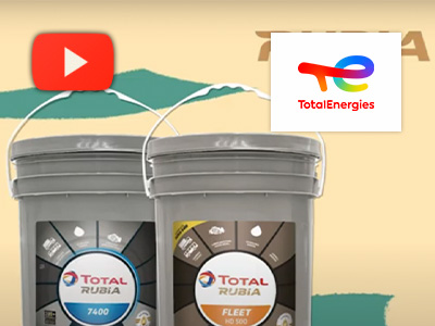 TotalEnergies Rubia, una amplia gama de Aceites y Grasas para motores pesados
