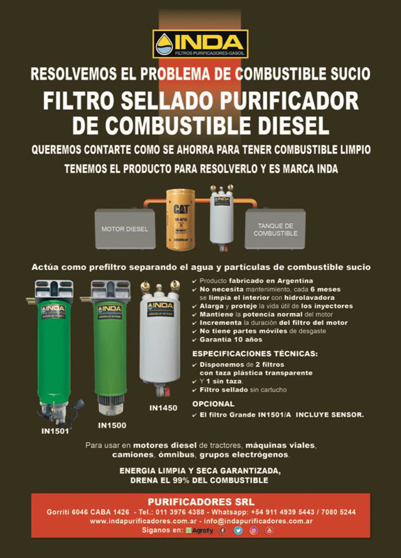 Novedades de Purificadores INDA
