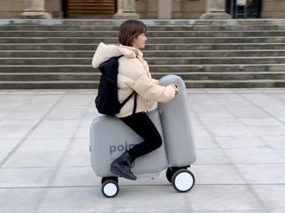 Poimo, la moto eléctrica inflable
