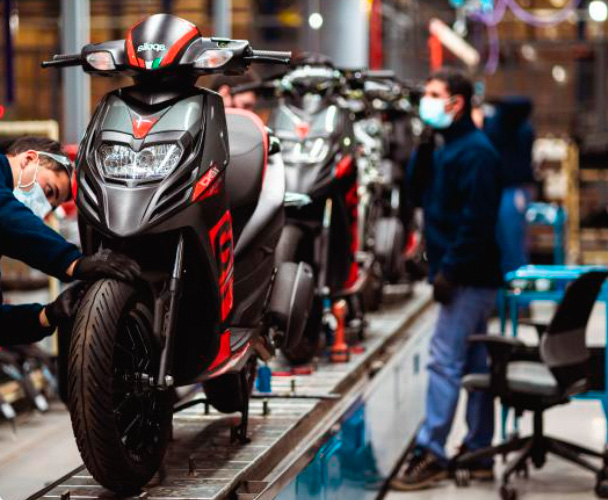 El primer Scooter Aprilia producido en Argentina