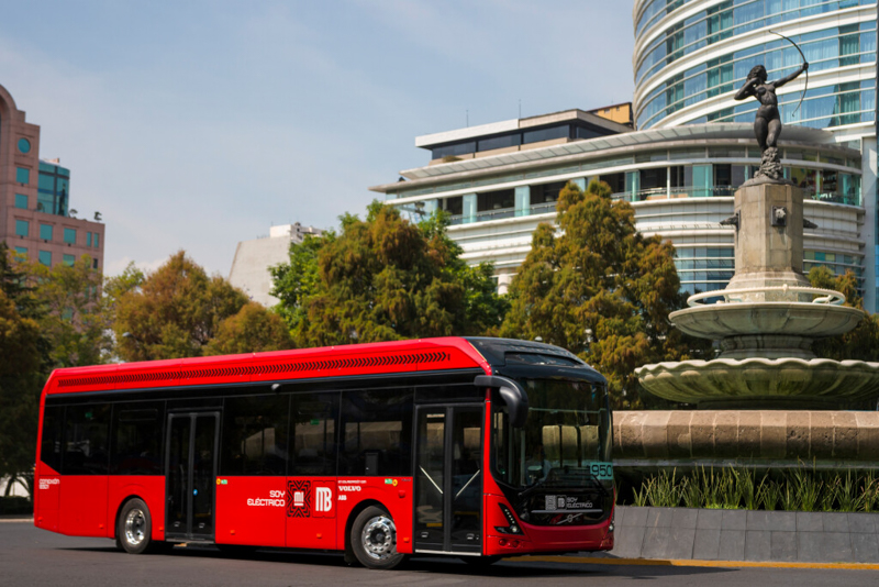 Prueba con buses 100% eléctricos en Chile