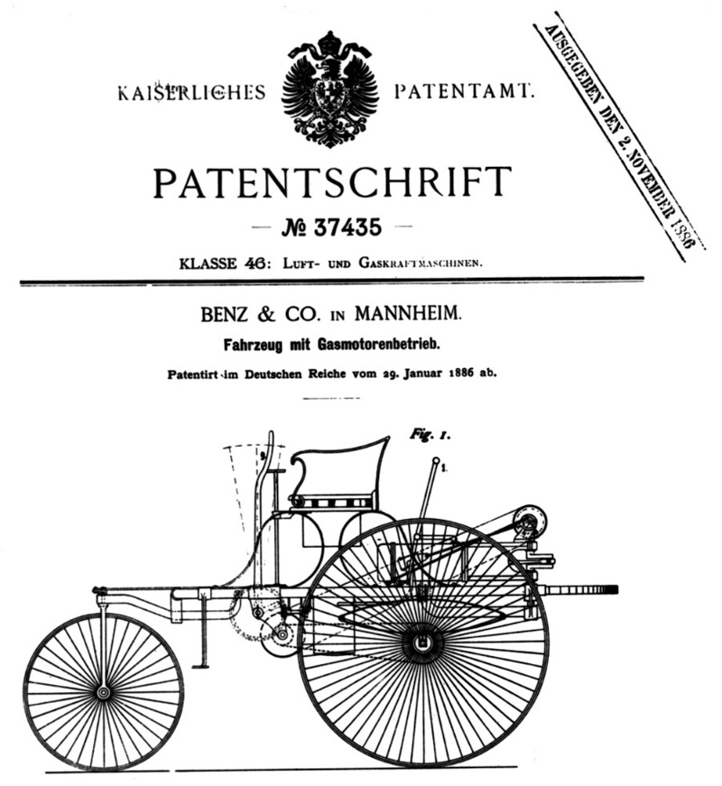 Sabías que hace 136 años Mercedes-Benz creaba el automóvil