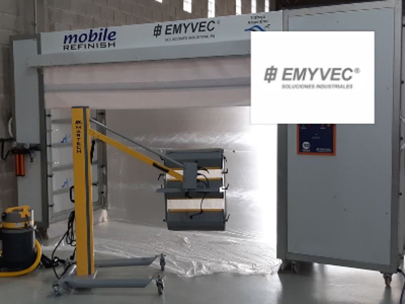 Cabina “mobile” para trabajos de alta calidad de EMYVEC
