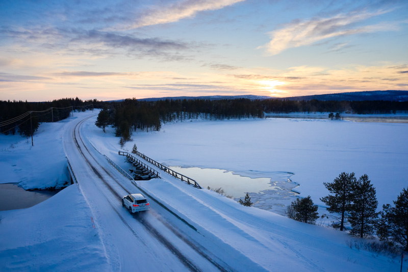 Pruebas de invierno para el BMW IX5 Hydrogen