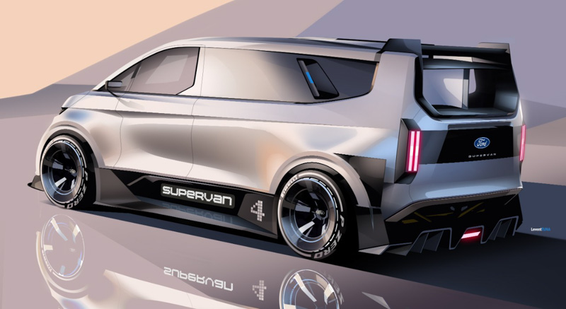 Supervan eléctrica de 2.000 CV de Ford