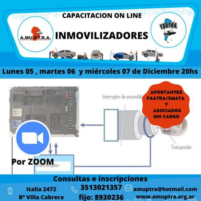 Cursos FAATRA: Sistemas Inmovilizadores