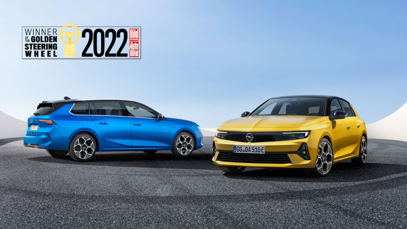 Opel Astra, ganador del ''Volante de oro 2022''
