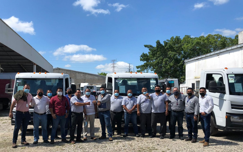 El camión Delivery 6.160 avanza en México