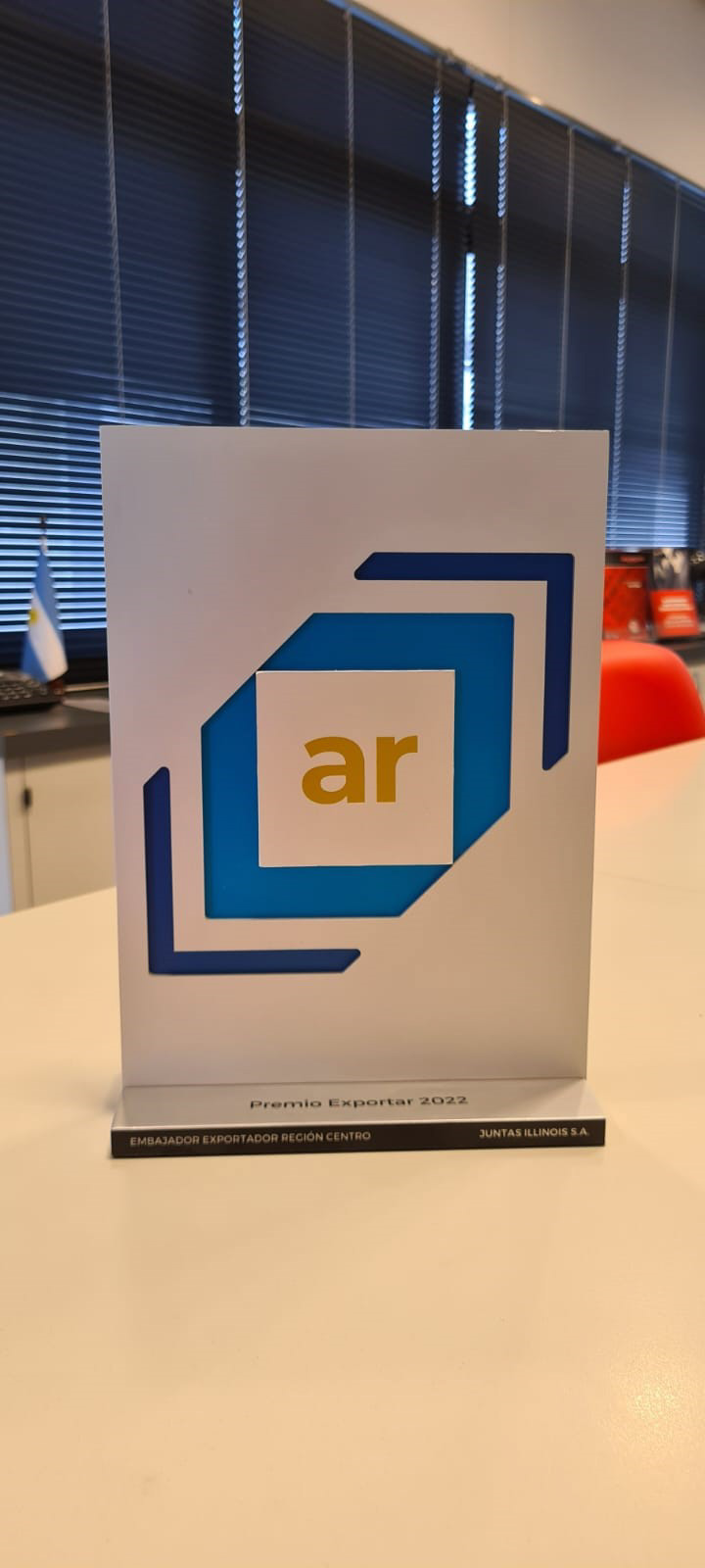 Juntas Illinois distinguida con el premio Exportar 2022