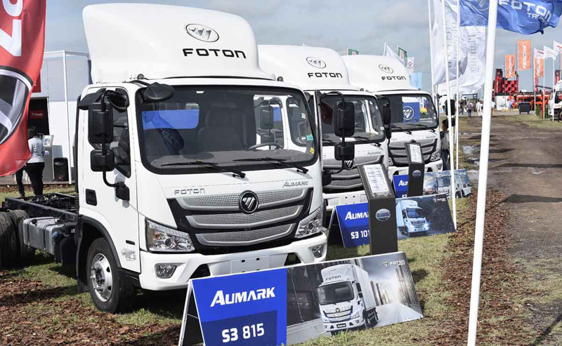 Lanzamiento Foton Trucks en Expoagro