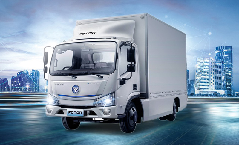 El primer camión 100% eléctrico de Foton en Argentina