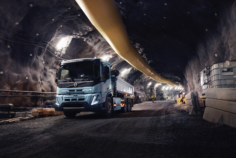 Volvo y Boliden, camiones eléctricos para minería