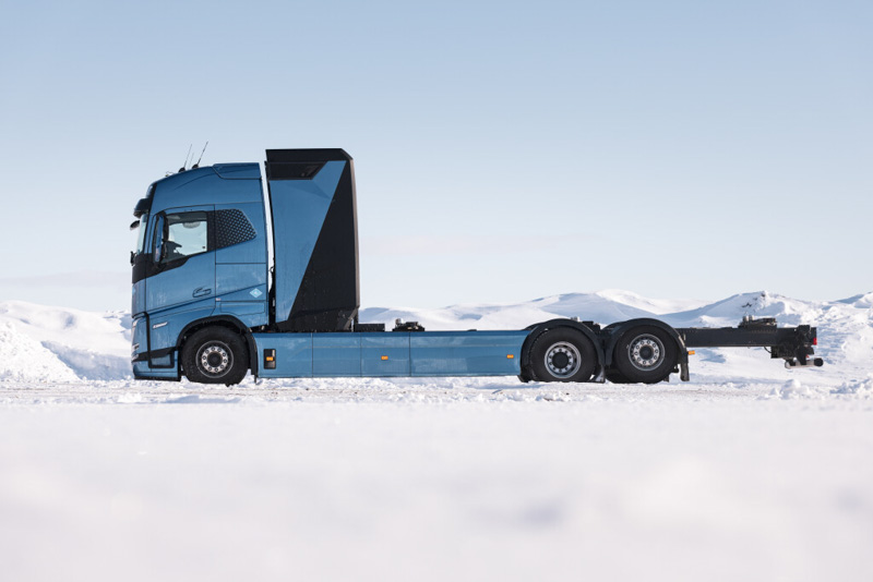 Volvo prueba los camiones a hidrógeno