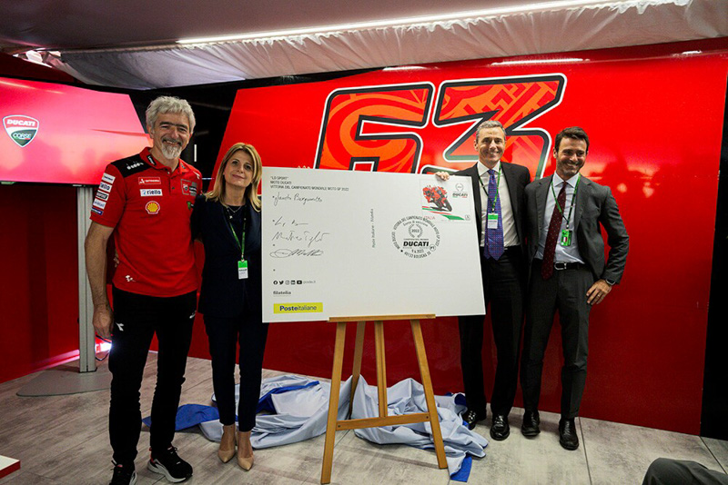 Ducati celebra su título en MotoGP con un sello especial
