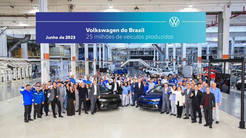 Volkswagen Brasil llego a los 25 millones de Vehículos fabricados