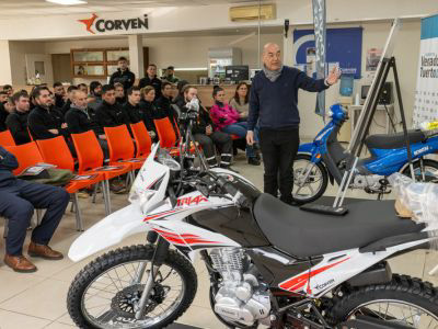 Corven Motos capacita sobre seguridad vial