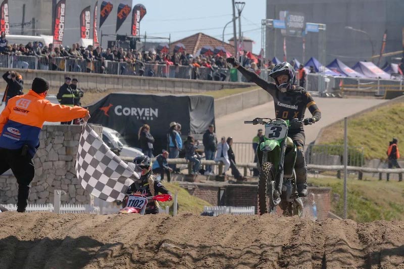 Kawasaki en el Enduro del Invierno en Mar del Plata