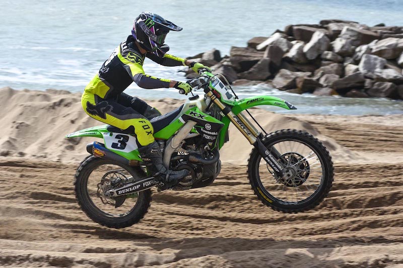 Kawasaki en el Enduro del Invierno en Mar del Plata