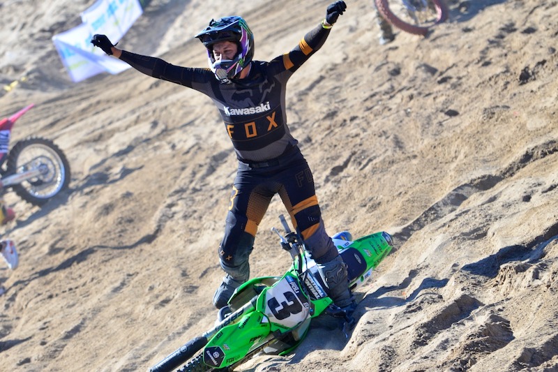 Kawasaki en el Enduro del Invierno en Mar del Plata