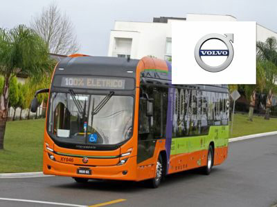 Volvo muestra su Bus eléctrico BZL en Brasil 