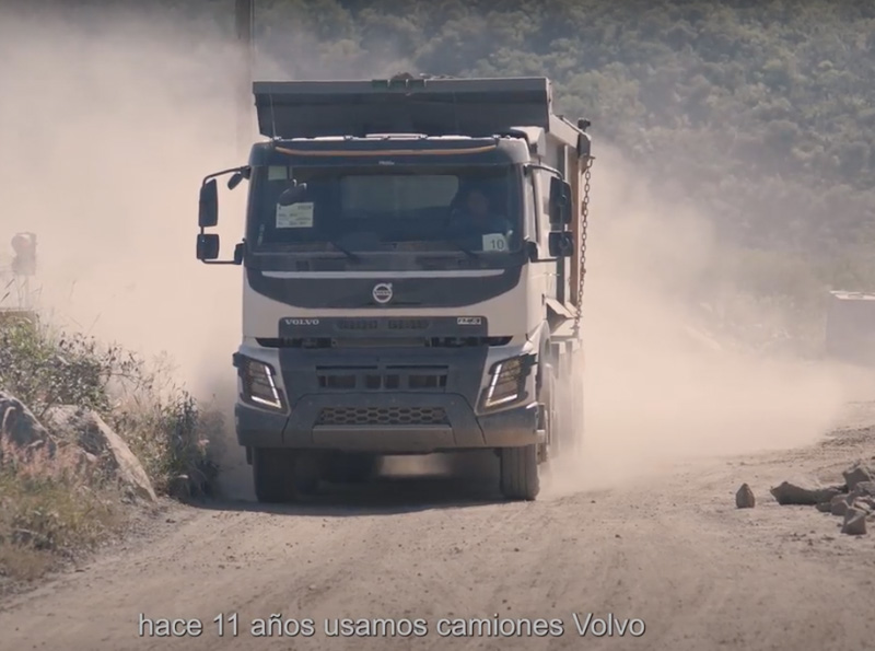 Volvo Trucks casos de éxito: Cantera Diquecito