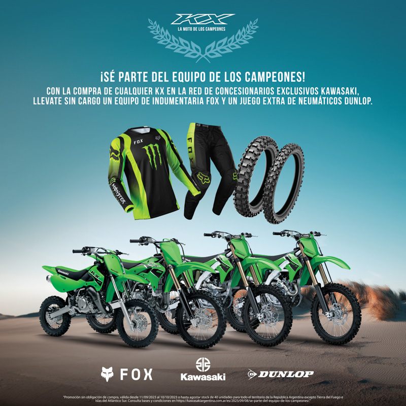 Promoción Kawasaki: ''Se parte del equipo de los campeones''