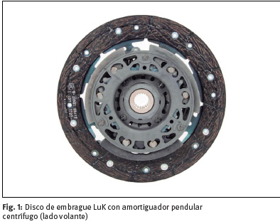 Luk: disco de embrague con amortiguador pendular centrífugo