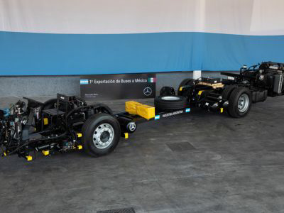 Chasis Mercedes-Benz exportados a México