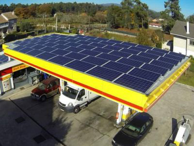 Energía solar en Estaciones de Servicio
