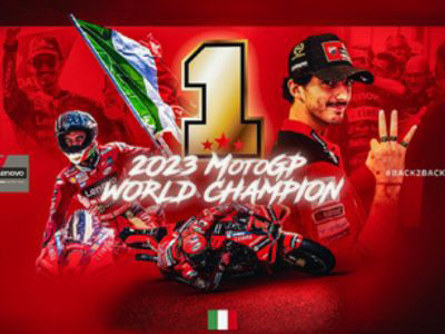 Francesco Bagnaia y Ducati Campeones del mundo de MotoGP 2023