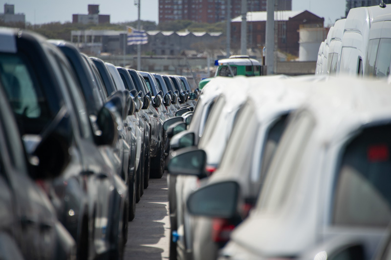 Récord en operativa de vehículos destinados a exportación